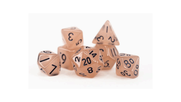 Goodberry Glow in the Dark Mini RPG Dice